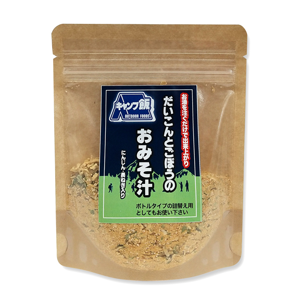【北海道産】 だいこんとごぼうのおみそ汁 パック（1パック 約7杯分／50g）